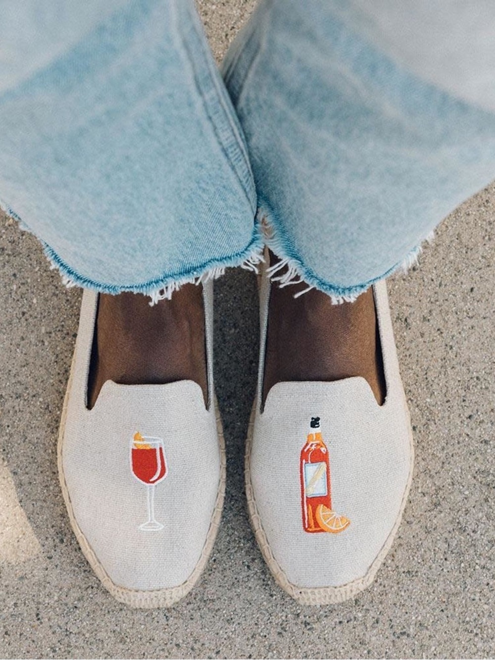 Soludos Aperol Spritz Smoking Slipper Espadrilles | Size 6.5